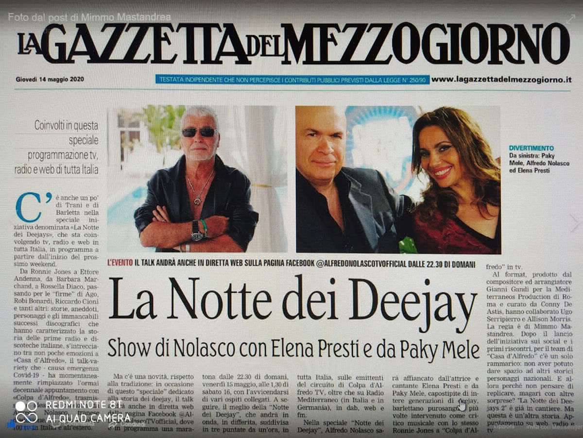 Elena Presti Articolo La Gazzetta del Mezzogiorno